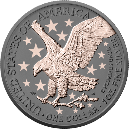 Srebrna Moneta American Silver Eagle - The Conquest Of Mars, 1 uncja front