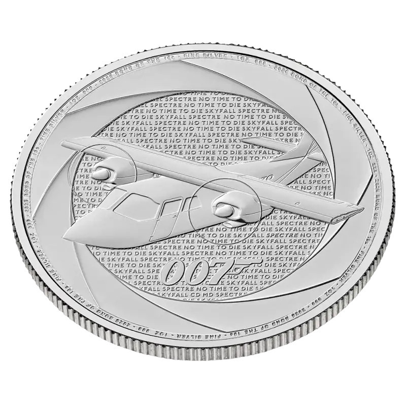 Srebrna Moneta Six decades of 007: Bond Films of the 2010's 2026 1 uncja back Srebrna Moneta Six decades of 007: Bond Films of the 2010's 2026 1 uncja back