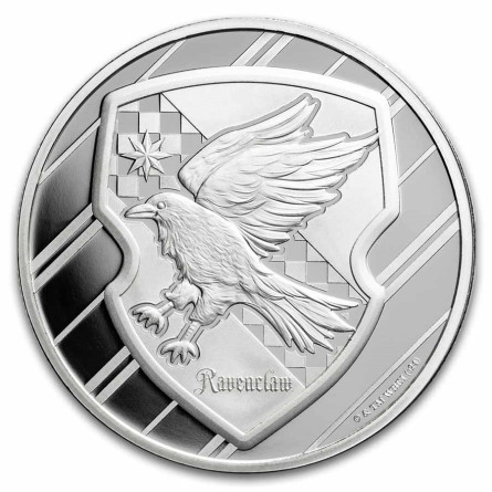 Harry Potter Houses Silver Medal: Ravenclaw BU, 1 oz – reverse side