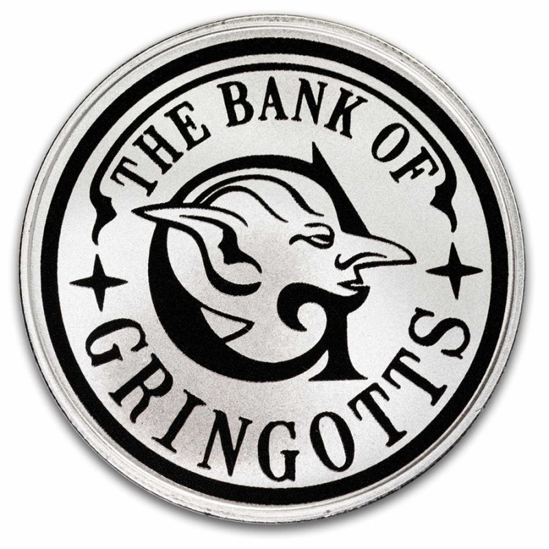 Srebrny Medal Harry Potter - Bank Gringotów, 1 uncja Srebrny Medal Harry Potter - Bank Gringotów, 1 uncja