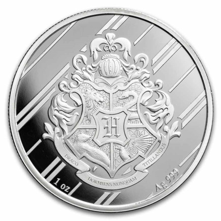 Harry Potter Houses Silver Medal: Slytherin BU, 1 oz