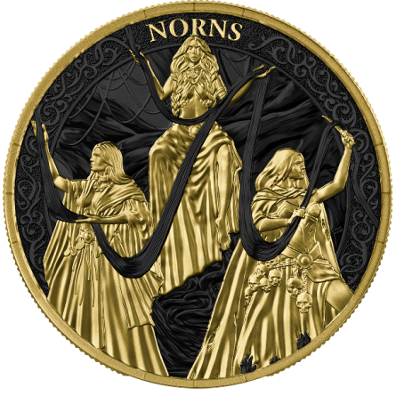 Zestaw Srebrnych Monet Germania Mint: Norns Mystery BOX 2026, 1 uncja - 3