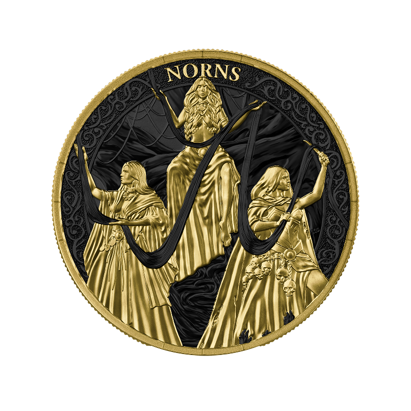 Zestaw Srebrnych Monet Germania Mint: Norns Mystery BOX 2026, 1 uncja - 3