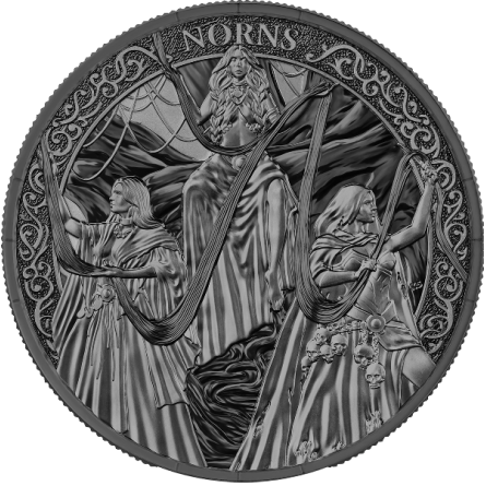 Zestaw Srebrnych Monet Germania Mint: Norns Mystery BOX 2026, 1 uncja - 5