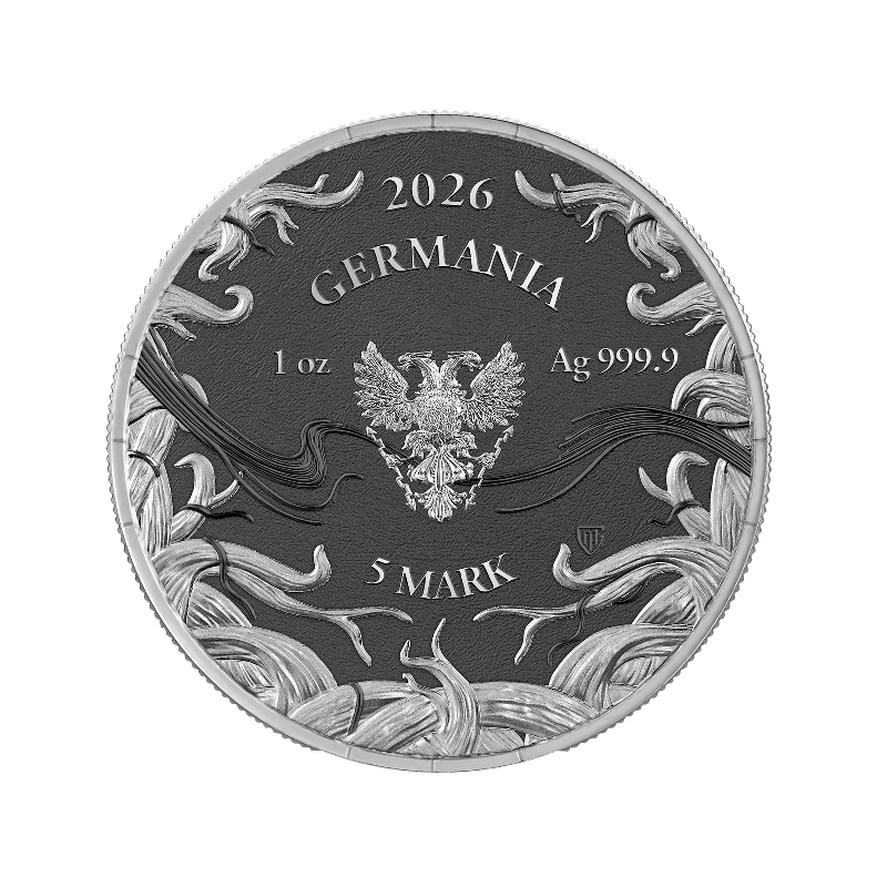 Zestaw Srebrnych Monet Germania Mint: Norns Mystery BOX 2026, 1 uncja - 7