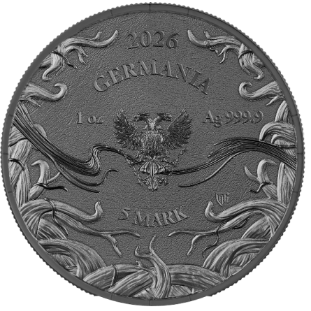 Zestaw Srebrnych Monet Germania Mint: Norns Mystery BOX 2026, 1 uncja - 9