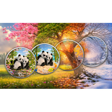 Chinese Silver Panda "Four Seasons" Coin: Summer 2026 - Cover