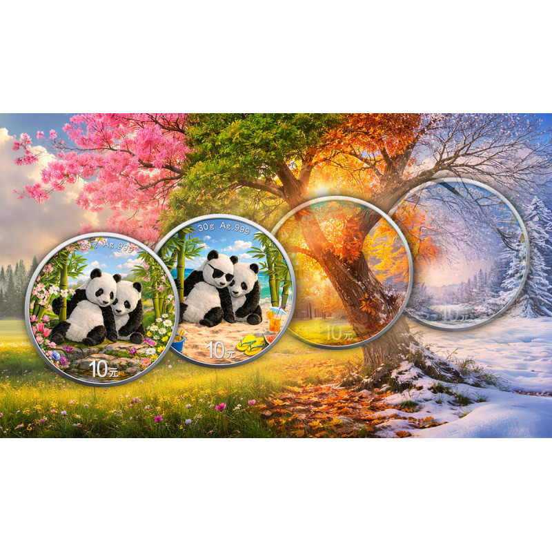 Chinese Silver Panda "Four Seasons" Coin: Summer 2026 - Cover