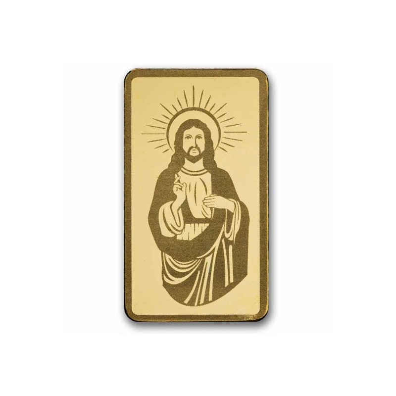 "Blessing of Jesus Christ" Gold Bar - Front Side "Blessing of Jesus Christ" Gold Bar - Front Side