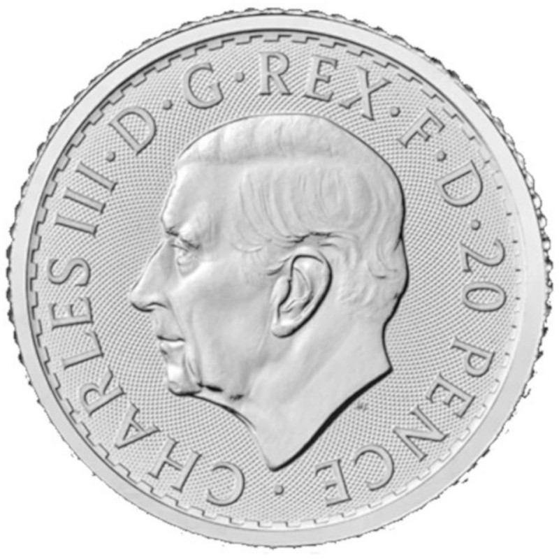 Srebrna Moneta Britannia 2026, 1/10 uncji BACK