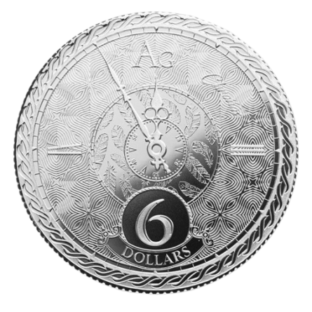 Tokelau Chronos 2020 Silbermünze, 1 Unze.