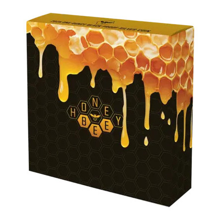 Honey Bee Black Proff Gilded 2025 1-ounce Silver Coin