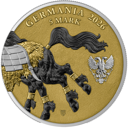 Srebrna Moneta Germania Beasts: Sleipnir 2026 Geminus, 2x 1 uncja - 4