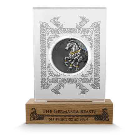 Srebrna Moneta Germania Beasts: Sleipnir 2026 UHR, 2 uncje - box 1 Srebrna Moneta Germania Beasts: Sleipnir 2026 UHR, 2 uncje - box 1