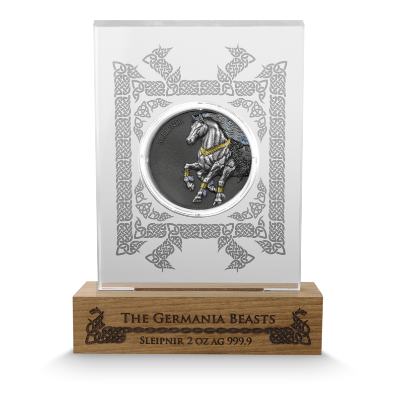 Srebrna Moneta Germania Beasts: Sleipnir 2026 UHR, 2 uncje - box 1 Srebrna Moneta Germania Beasts: Sleipnir 2026 UHR, 2 uncje - box 1