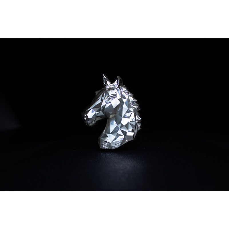 Low-poly Lunar Horse Silver Commemorative Coin Low-poly Lunar Horse Silver Commemorative Coin