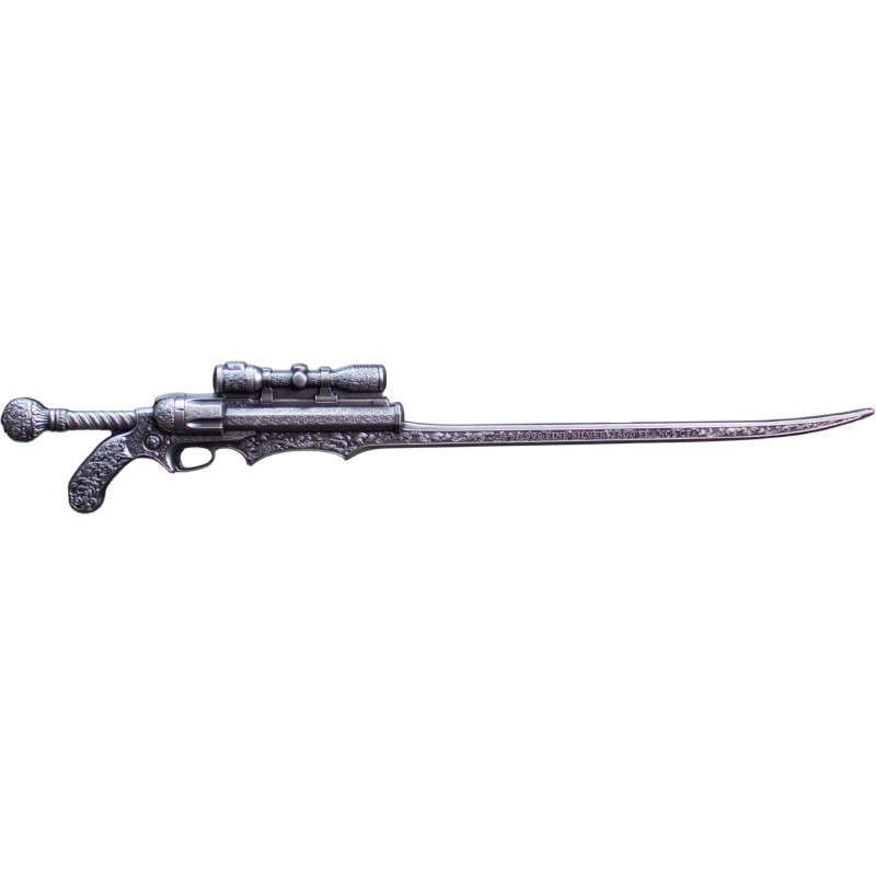 Srebrny Numizmat The Steampunk Gunblade