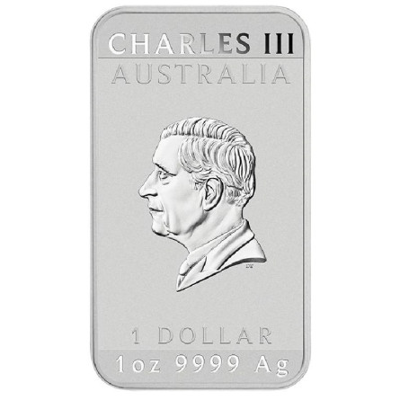 Lunar Year of the Horse Color 2026 Silver Bar, 1 ounce, Front