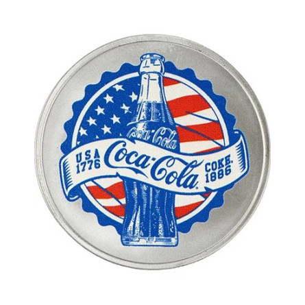 Coca-Cola 140th Anniversary Silver Medal, 1 ounce