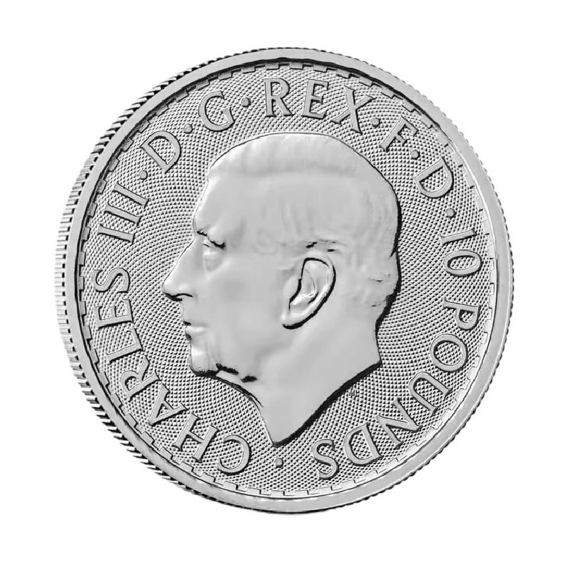 2026 Britannia Platinum Coin, 1/10 ounce - obverse