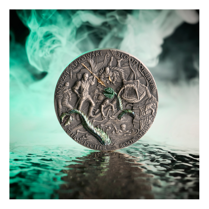 Silbermünze „Blood of Elves“ – The Witcher, 200 g Silbermünze „Blood of Elves“ – The Witcher, 200 g