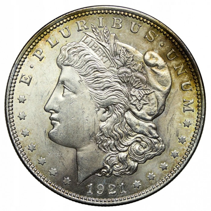 Silver Coin Morgan Dollar 1921, 26,7g (mint condition) - rev-1 Silver Coin Morgan Dollar 1921, 26,7g (mint condition) - rev-1