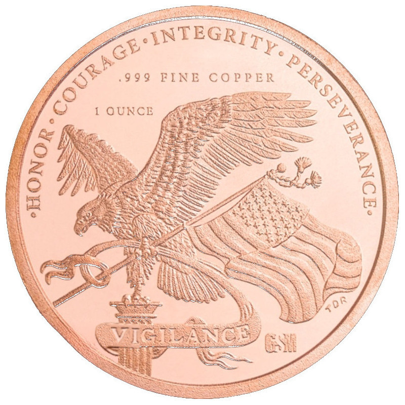 5-Ounce U.S. 250th Anniversary Copper Medal