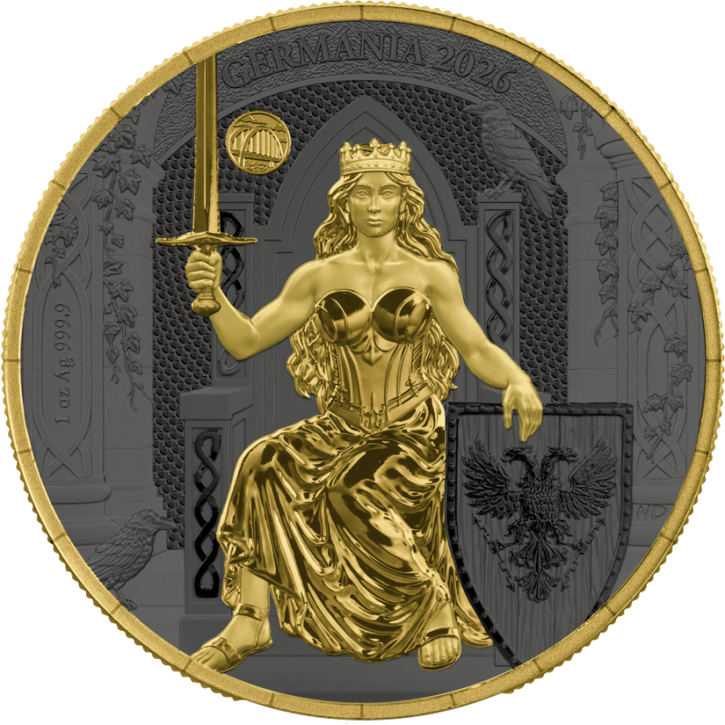 Germania 20246 ANA Edition Silver Coin, 1 ounce - obverse Germania 20246 ANA Edition Silver Coin, 1 ounce - obverse