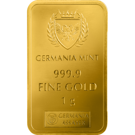 Złota Sztabka Germania  Mint ANA 2026, 1 gram -front 2