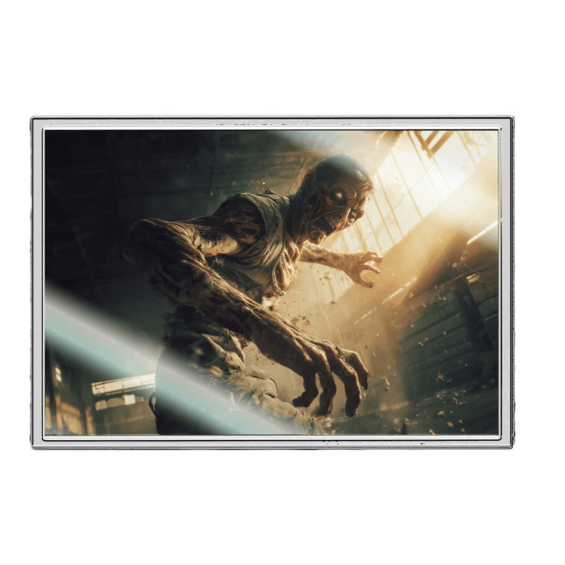 Srebrny Banknot Ghana Zombies 5g back Srebrny Banknot Ghana Zombies 5g back