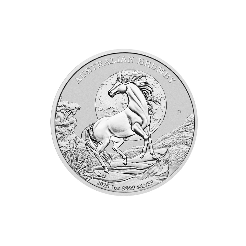 Srebrna Moneta Australian Brumby 2026, 1 uncja - rewers Srebrna Moneta Australian Brumby 2026, 1 uncja - rewers