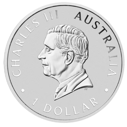 Silbermünze „Australian Brumby 2026 Color“, 1 Unze – Rückseite