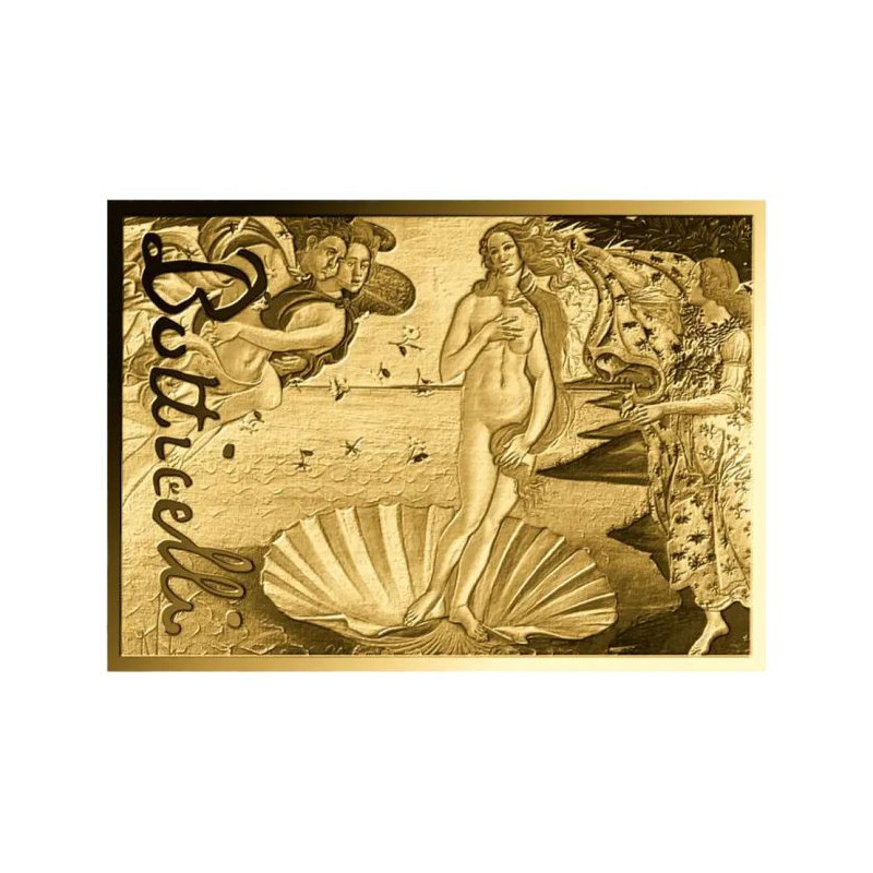 Złota Moneta w Karcie - Sandro Botticelli „Narodziny Wenus” - bar front Złota Moneta w Karcie - Sandro Botticelli „Narodziny Wenus” - bar front