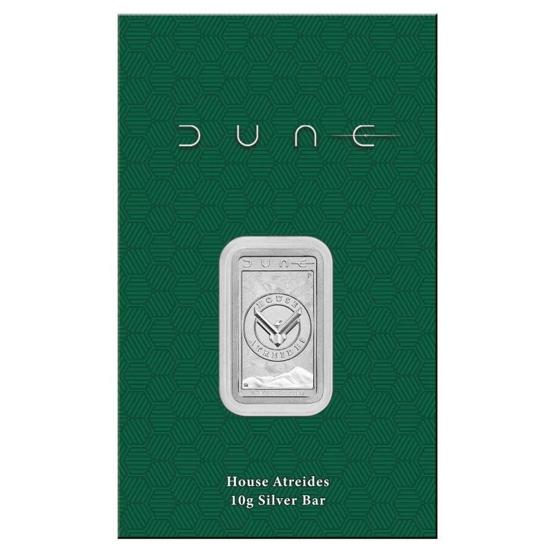 Silberbarren „DUNE House Atreides“, 10 Gramm Silberbarren „DUNE House Atreides“, 10 Gramm