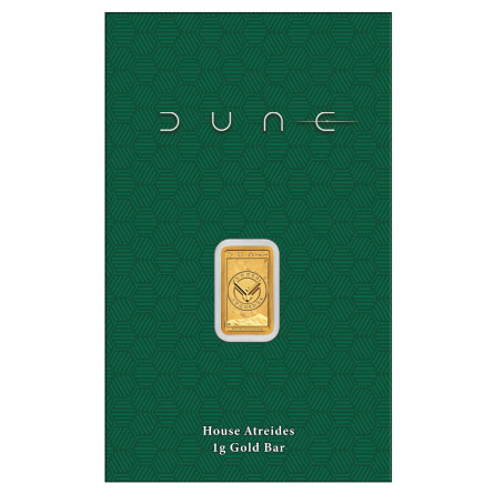 Goldbarren „DUNE House Atreides“, 1 g Goldbarren „DUNE House Atreides“, 1 g