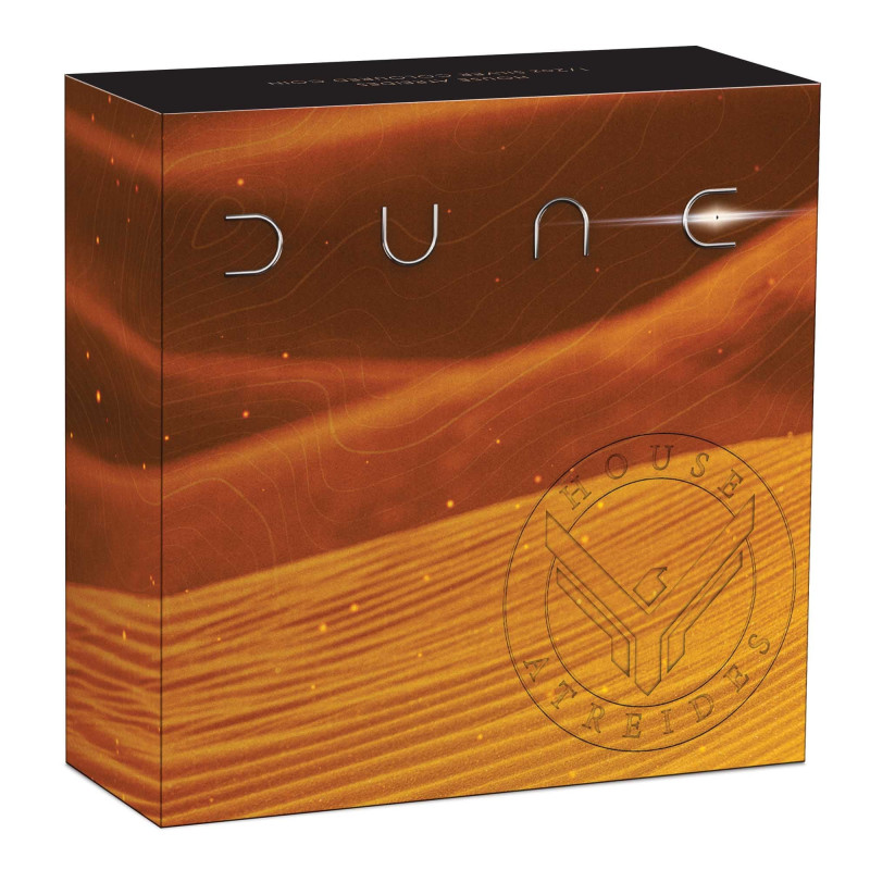 Silbermünze aus Tuvalu „DUNE – Haus Atreides“ 2026, 1/2 Unze
