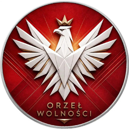 Silbermünze „American Eagle – Wurzeln der Nation: Adler der Freiheit 2026“, 1 Unze – Rückseite