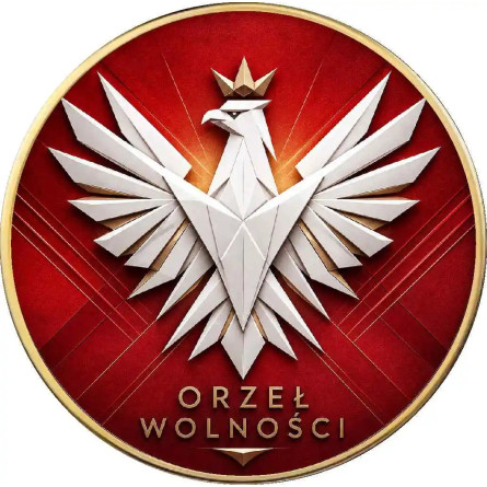 Medal Kolekcjonerski Orzeł Korzenie Narodu: Orzeł Wolności 2026, 29 gramów - rewers