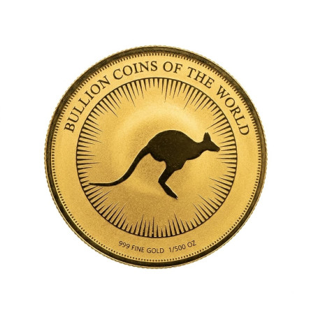 2019 Kangaroo Gold Coin, 1/500 ounce - coin obverse