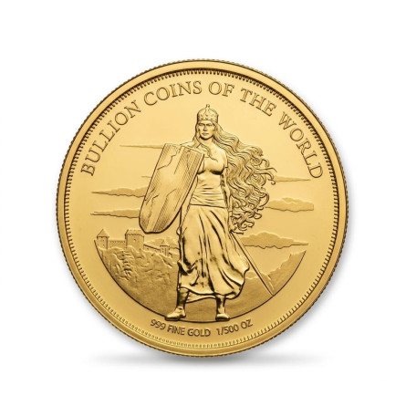 Złota Moneta Germania 2019, 1/500 uncji - coin front