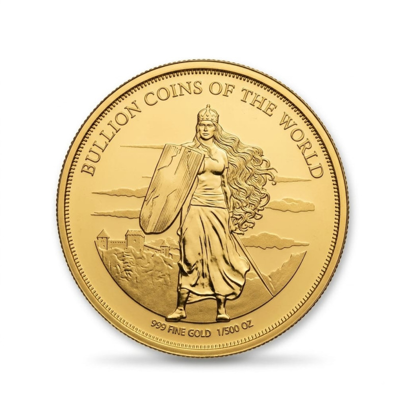 2019 Germania Gold Coin, 1/500 ounce - coin obverse 2019 Germania Gold Coin, 1/500 ounce - coin obverse