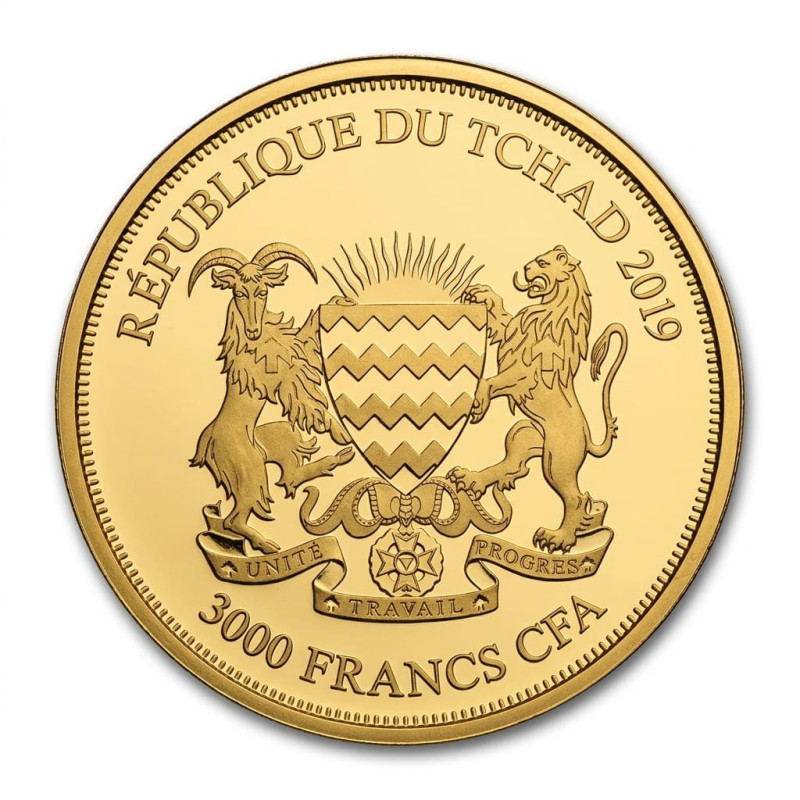 Złota Moneta Germania 2019, 1/500 uncji - coin front Złota Moneta Germania 2019, 1/500 uncji - coin front