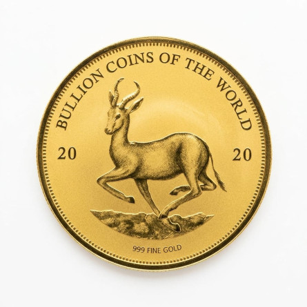 Złota Moneta Antylopa 2020, 1/500 uncji - coin front