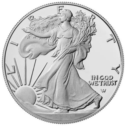 1-Ounce American Eagle Silver Coin (1986–1991)