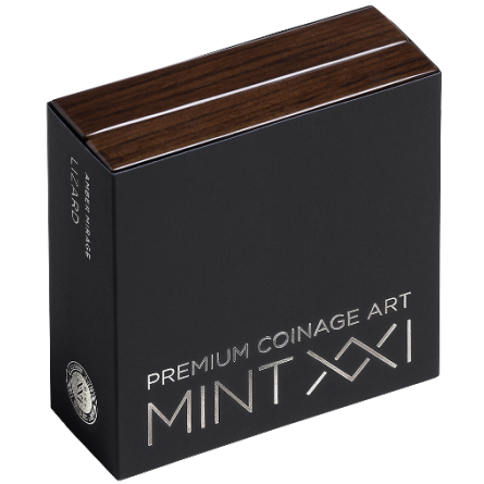 Amber Mirage Silver Coin: Lizard 2026, 2 ounces - Box 2 Amber Mirage Silver Coin: Lizard 2026, 2 ounces - Box 2