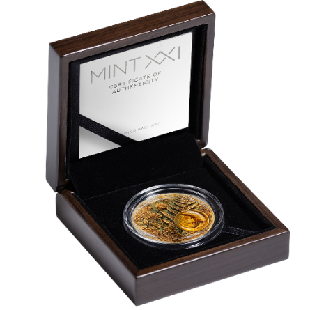 Amber Mirage Silver Coin: Lizard 2026, 2 ounces - Box 1 Amber Mirage Silver Coin: Lizard 2026, 2 ounces - Box 1