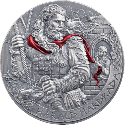Срібна монета «The Way to Valhalla: Харальд Хардрада 2026», 2 унції — реверс