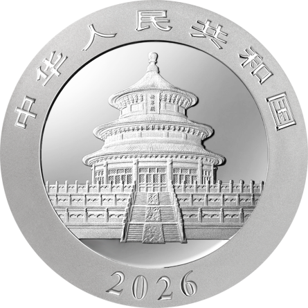 Chinese Silver Panda "Four Seasons: Autumn" Coin, 2026, 30 grams