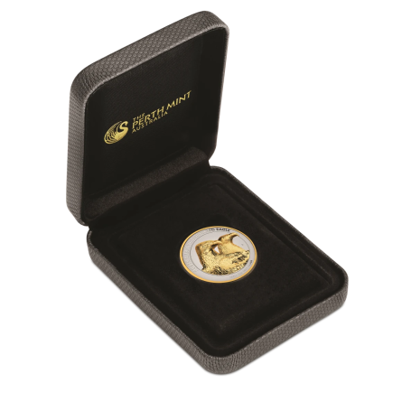 Srebrna Moneta Australian Wedge-Tailed Eagle Proof Gilded 2026 - box
