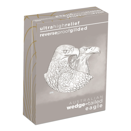 Srebrna Moneta Australian Wedge-Tailed Eagle Proof Gilded 2026 - box 2